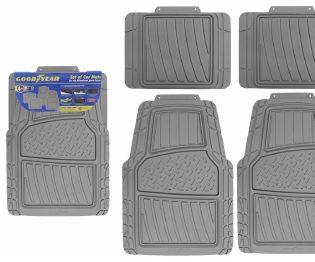 Alfombra para auto (4 pzas) gris