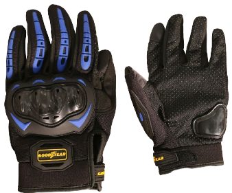 Guantes para motocicleta (azul)